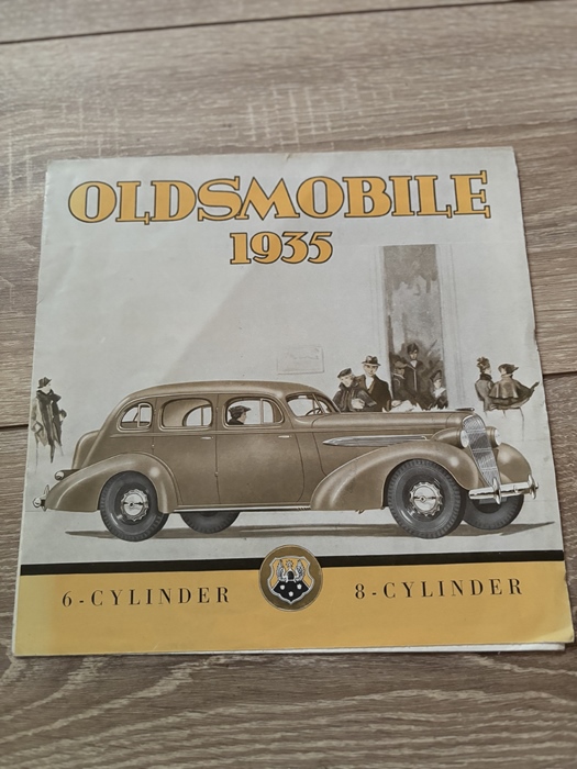 folder Oldsmobile 6-8  1935 te koop