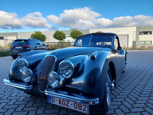 1953 Jaguar xk 120 dhc oldtimer te koop
