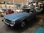 1975 Mercedes 450 SL W107 blue oldtimer te koop