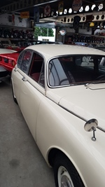 1961 Jaguar MK2 - white oldtimer te koop