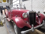1953 MG TD rood no. 26672 oldtimer te koop