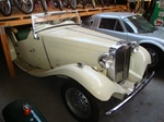 1955 MG TD wit oldtimer te koop