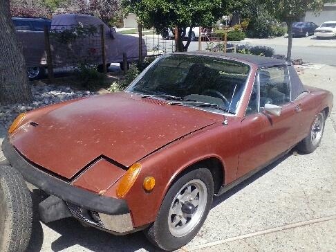 1972 Porsche 914 brown oldtimer te koop