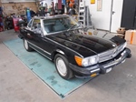 1988 Mercedes 560SL black 88 oldtimer te koop