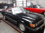 1988 Mercedes 560SL black 88 oldtimer te koop