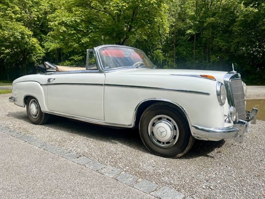 1957 Mercedes 220 S Cabrio oldtimer te koop