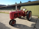 1948 International Farmall C with IHC mower oldtimer te koop