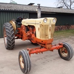 1958 Case 800 wide front row crop oldtimer te koop