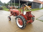 1962 International Farmall Super Cub with sickle-bar mower oldtimer te koop