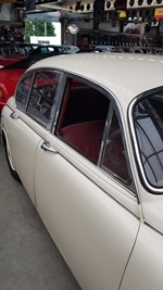 1961 Jaguar MK2 - white oldtimer te koop