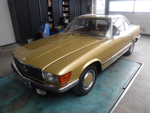 1974 Mercedes 280SL type W107 oldtimer te koop