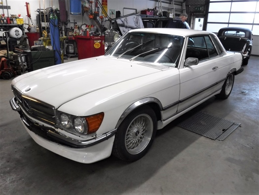 1974 Mercedes 350SLC W107 no. 07654 oldtimer te koop