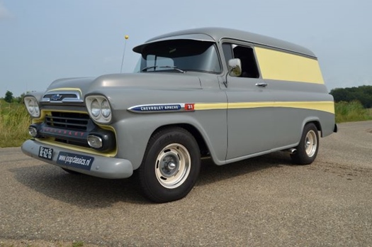 1959 Chevrolet 3100 Apache Panel Van  oldtimer te koop