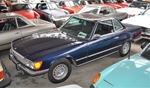 1973 Mercedes 450SL W107 73 blue oldtimer te koop