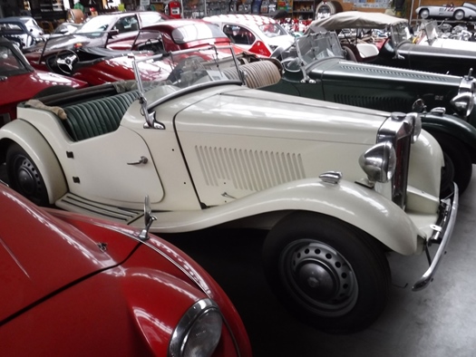 1955 MG TD wit oldtimer te koop