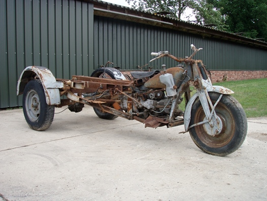 1955 Moto Guzzi Ercole ca tricycle motorbike oldtimer te koop