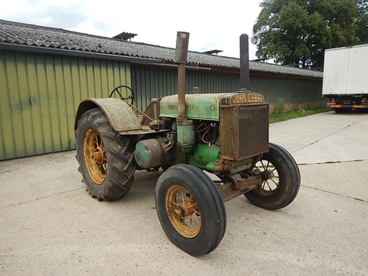 1936 John Deere D Unstyled on round spokes oldtimer te koop