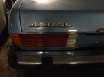 1975 Mercedes 450 SL W107 blue oldtimer te koop