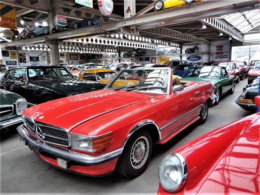 1974 Mercedes 350SL W107 74 red oldtimer te koop