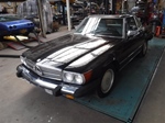 1988 Mercedes 560SL black 88 oldtimer te koop