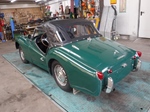 1960 Triumph TR3 small mouth green oldtimer te koop