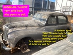 1953 Sunbeam Talbot 90 sedan oldtimer te koop