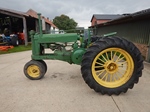 1937 John Deere A Unstyled on round spoke rears oldtimer te koop