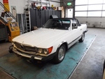 1981 Mercedes 380SL Roadster white oldtimer te koop