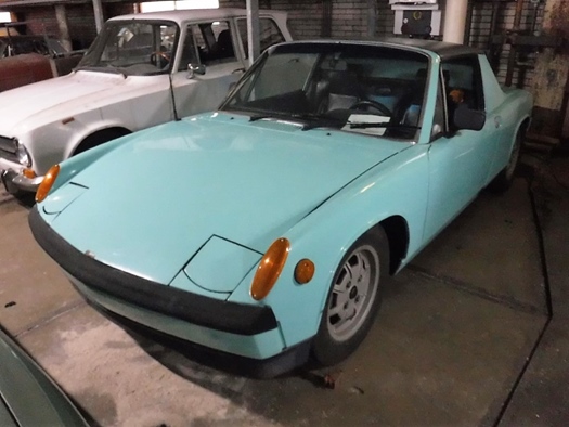 1972 Porsche 914 blue oldtimer te koop