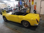 1967 MG B cabrio Yellow oldtimer te koop