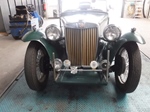 1949 MG TC green nr. 6550 oldtimer te koop