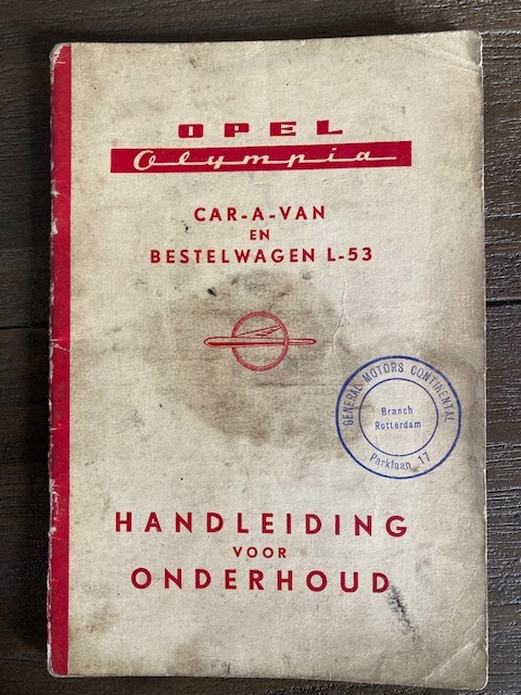 Opel Olympia caravan en bestelwagen L53 te koop