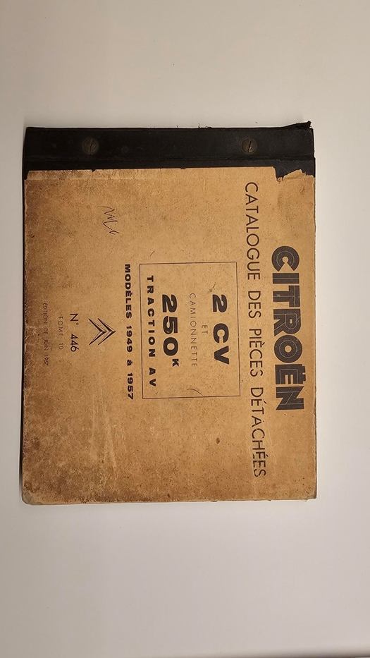 onderdelen cataloog citroen 2 cv te koop