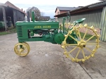 1939 John Deere B Styled  on skeleton steel wheels oldtimer tractor te koop