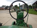 1937 John Deere A Unstyled on round spoke rears oldtimer tractor te koop