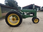 1937 John Deere A Unstyled on round spoke rears oldtimer tractor te koop