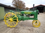 1936 John Deere A Unstyled  on skeleton steel wheels oldtimer tractor te koop