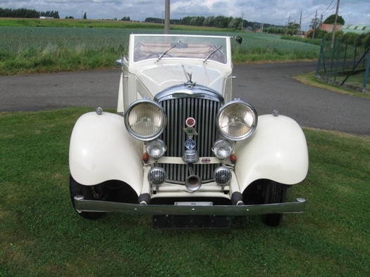 1934 Bentley Derby 3.5 l Park Ward Cabriolet vooroorlogse oldtimer te koop