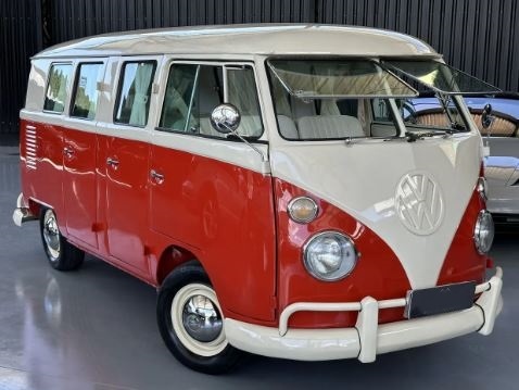 1975 Volkswagen VW T1 splitwindow bus 6 doors  oldtimer te koop