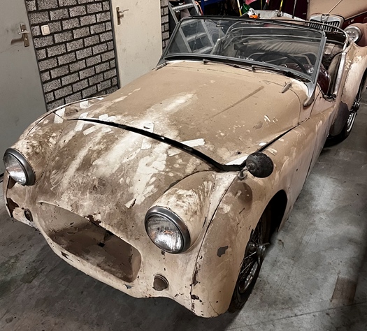 1954 Triumph TR2 long door oldtimer te koop