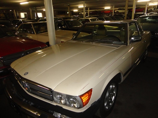 1979 Mercedes 450SL W107 wit / creme oldtimer te koop