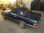 1982 Mercedes 380SL blue oldtimer te koop