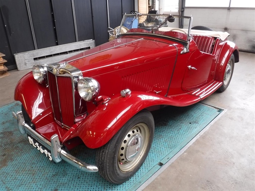 1952 MG TD red oldtimer te koop