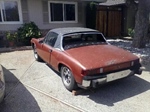 1972 Porsche 914 brown oldtimer te koop