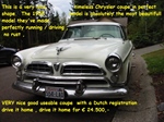 1955 Chrysler Windsor Coupe oldtimer te koop