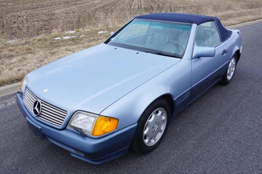 1994 Mercedes 500SL blue oldtimer te koop