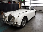 1958 Jaguar XK 150 Coupe white oldtimer te koop