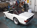 1971 Triumph TR6 white nr 3813 oldtimer te koop