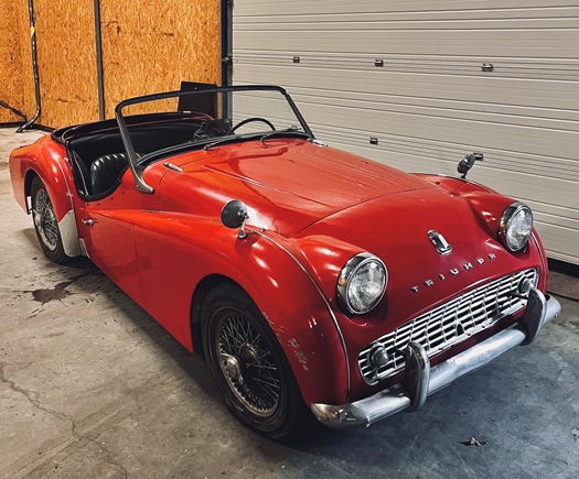 1960 Triumph TR3A oldtimer te koop