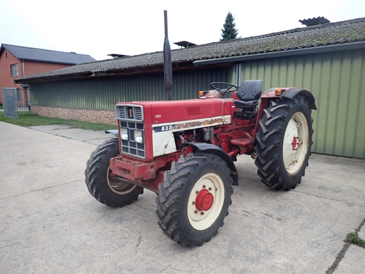 1984 International 833-H Diesel 4wd Hops special oldtimer tractor te koop